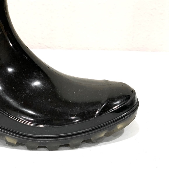 COACH Black Mid-Calf Waterproof Boots - Picture 10 of 16